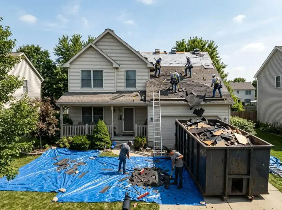 roof-replacement-debris-remova-004 — frequently asked questions, Cheapest Dumpster Rentals in Wilmington, OH